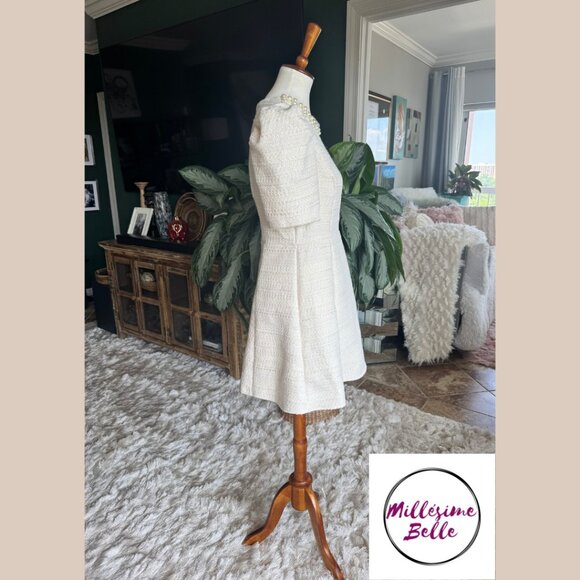 Faux Pearl Tweed Mini Dress - Exclusive - Picture 7 of 8
